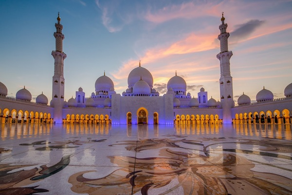Sheikh Zayed Grand Mosque Centre (SZGMC) was established in 2008 by a decree issued by His Highness Sheikh Mansour bin Zayed Al Nahyan UAE Vice President , Mosque in Abu Dhabi